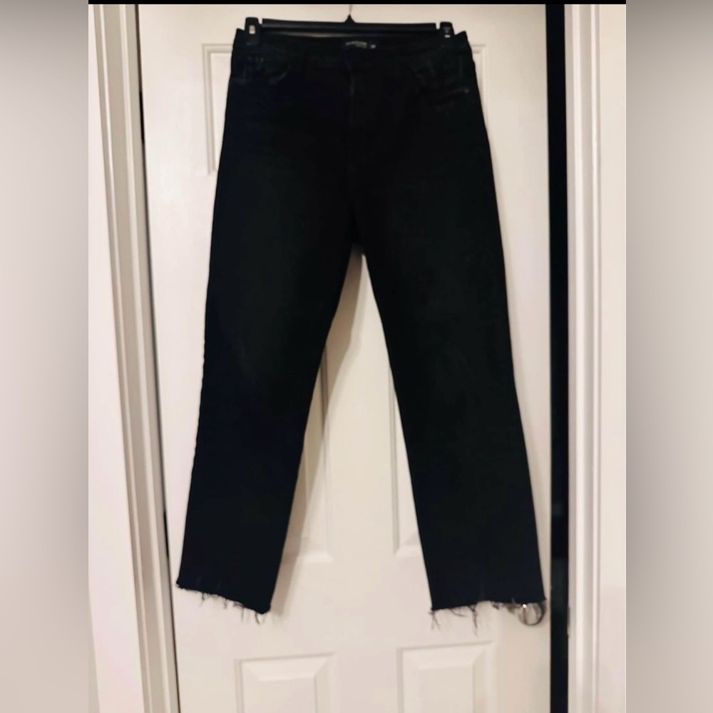 Size 29 worn once Just Black jeans.  Super comfortable, but too big for me.